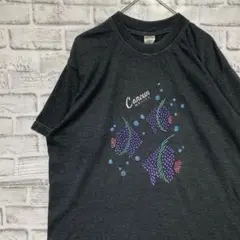USA製90sヴィンテージTシャツ！シングルステッチ　グレー半袖古着　L710