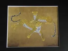 河嶋淳司／チャイルドライオン　複製画額装 河嶋淳司／チャイルドライオン 複製画額装