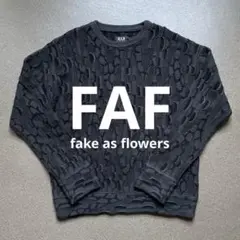 【新品未使用】FAF エフエーエフ 3D Knit Crewneck 3 L