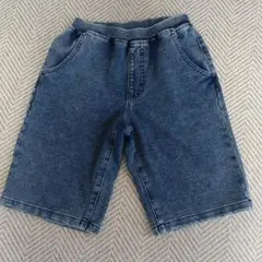 最終お値下げ！GU デニムブルー ハーフパンツ