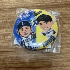 阪神タイガース 西武ライオンズ　缶バッチ