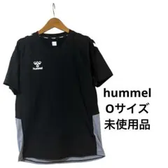 【美品】hummel ヒュンメル　ブラック　練習着　トレーニングウェアTシャツ