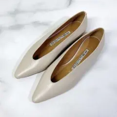 【新品未使用】PELLICO フラットシューズ グレージュ 21.0