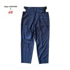 TOGA ARCHIVES x H&M ネイビー スラックス
