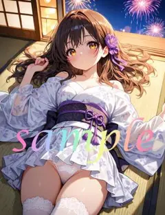 c357 美少女 かわいい イラスト 下着 コスプレ セクシー A4ポスター