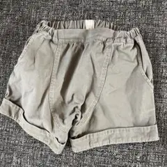 arkakama グレー ハーフパンツ ゴムウエスト Lサイズ