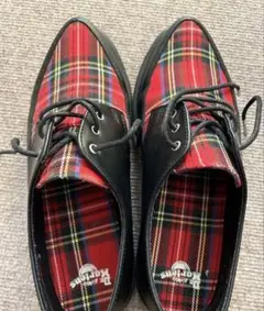 ドクターマーチン タータンチェック着画付き