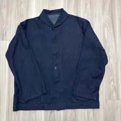 WAIPER.inc U.S.NAVY M-43 デニムショールカラージャケット