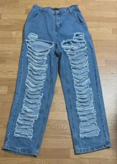 BABY shoopクラッシュデニムS y2k 平成ギャル　B系　フェス