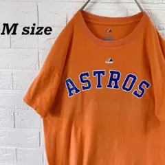 MLB アストロズ　アーチロゴTシャツ オレンジ