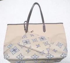 未使用!美品 ラシット モノグラム トートバッグ レディース russet