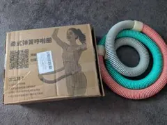 PVC フラフープ ピンク グリーン