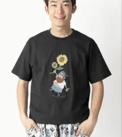 完売品　gym master ジムマスター　ひまわり刺繍Tシャツ　ユニセックス
