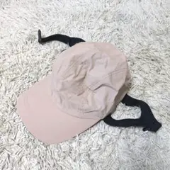 【新品】サーフキャップ アゴベルト付き UVカット ベージュ