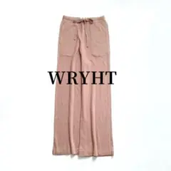 WRYHT ライト　WAVY RIB TROUSE リブパンツ　ピンク
