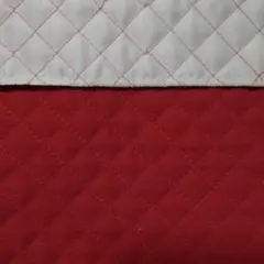 キルティング生地　綿シーチング　赤