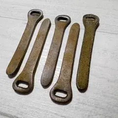 【1点物】良質なイタリアンレザーで作るジッパータブ 抹茶 ５本◇牛革