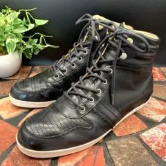 アグ UGG レースアップシューズ 編上げ スニーカー ハイカット【28.5】黒