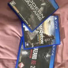 ゲームセット: モダン・ウォーフェア, ゴーストリコン, バイオハザードRE:2