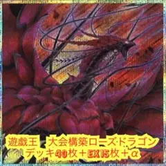 遊戯王　大会構築ローズドラゴンデッキ40枚＋E X15枚＋α