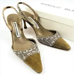 MANOLO BLAHNIK マノロブラニク パンプス サンダル 36