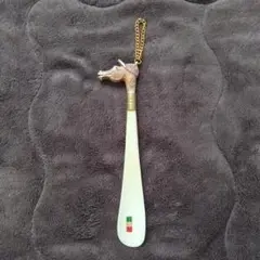馬の靴べら　アンティーク　イタリア製