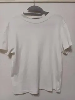 ホワイト 半袖 Tシャツ シミあり