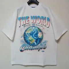 LFYTラファイエット新品未使用Tシャツ半袖THE WORLDホワイトサイズL