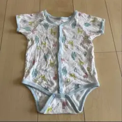 アニマル柄ロンパース肌着西松屋