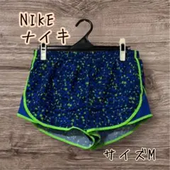 NIKE ナイキ　青緑ヒョウ柄　ショートパンツ　プール　M