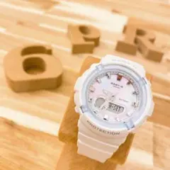 美品【カシオ】グラデーションBaby-G腕時計BGA-280 白ホワイト×ピンク