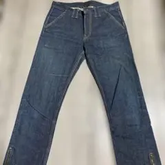 pa14 ヴィンテージ BIGJOHN ビックジョン　裾zipデニム