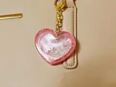 ハート型御守りキーホルダー恋愛運up