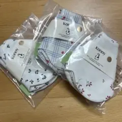 Konny コニー　新品未開封　モダンフラワー　グリッドチェリー　レッドフラワー