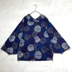 sousou 高島縮 薙ジバン　菊づくし 夜来　よごろ　L ソウソウ