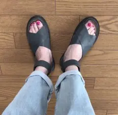 trippen LAGOS WAWバックストラップサンダル　ブラック