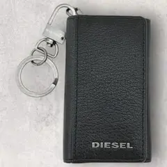 新品未使用 DIESEL ディーゼル 6連ブラック キーケース レザー 本革