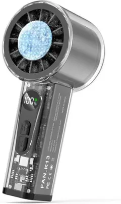 ハンディファン 冷却プレート【2025新登場&-18℃瞬間冷却】手持ち扇風機