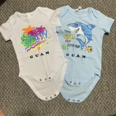 ベビー　グアム　半袖ロンパース　2枚セット