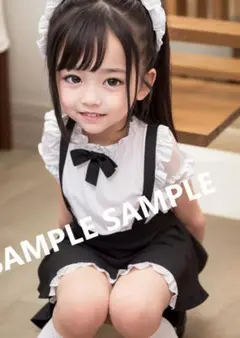 AI 美女ポスター　A４サイズ　2枚セット　印画紙　ロリ　美少女　セクシー　11