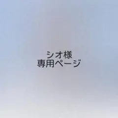 シオ様 オーダーページ