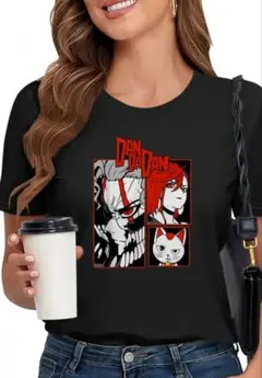 ダンダダン オカルン モモ ターボババア Tシャツ ブラック M 新品未使用