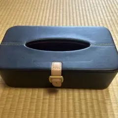 【新品未使用】ピエールカルダン 合皮製ティッシュボックスケース シックで上品