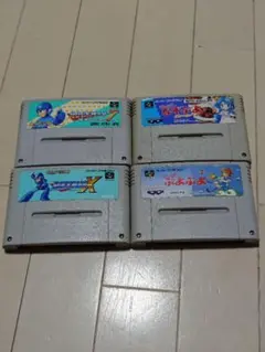 ジャンク品扱い スーパーファミコンソフト4点セット ②