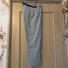チェック　スマートアンクルパンツ　UNIQLO