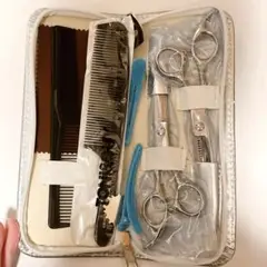 プロ美容師が推薦すきばさみ 散髪セット ヘアカットセット 収納箱付き