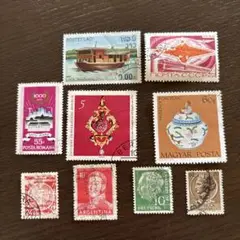 多国籍使用済切手コレクション