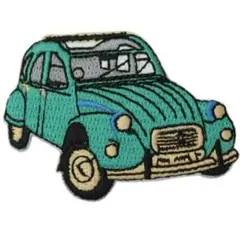 アイロンワッペン シトロエン 2CV 車 レトロ Citroen 自動車 乗り物