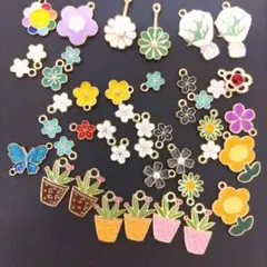 お花のチャーム【43個】まとめ売り