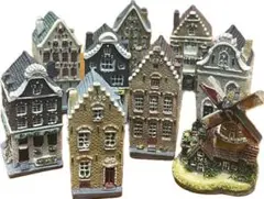 オランダ ミニチュアハウス 街並み　まとめ売り